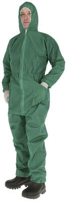Vêtements et protections - Equipement - Combinaison jetable XL, verte, 70 gr