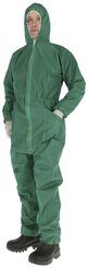Vêtements et protections - Equipement - Combinaison jetable XL, verte, 70 gr
