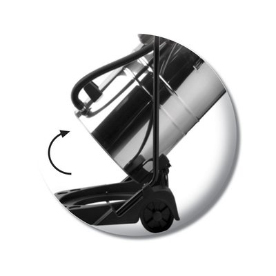 Materiels - Aspirateur - ASPIRATEUR BIDON 60L ASPIRIX60 INOX 2 MOTEURS 1000W