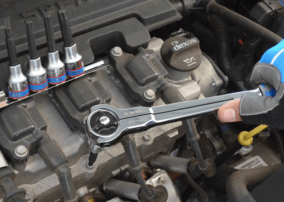 Outils - Outils divers - Cliquet 1/2" 300mm tête orientable