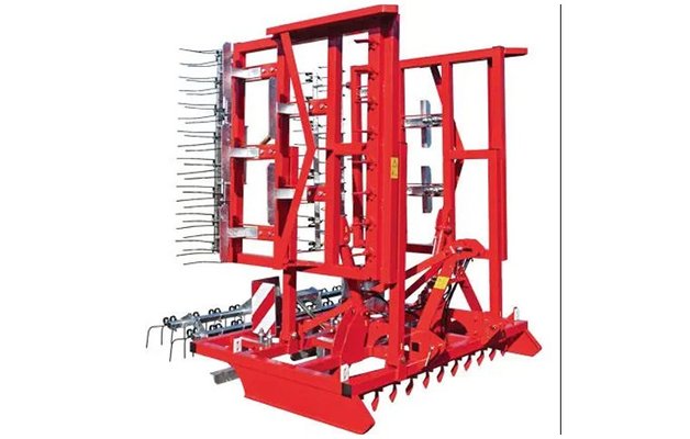 Materiels - Herse de prairie - Herse de prairie dents vibrantes - équip. Arr. HDE 7,2 mètres