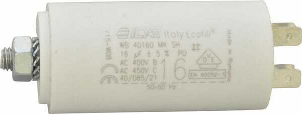 Pièces agricoles - Electricité - Condensateur avec fiche 20µF