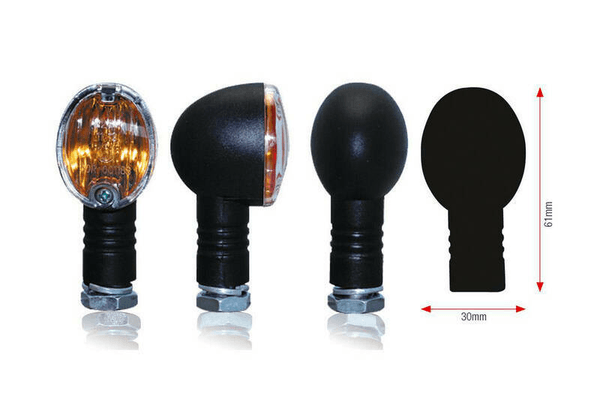 Pièces Quad & Motos - Equipement véhicule - Clignotants BIHR 21W Basic blanc universel