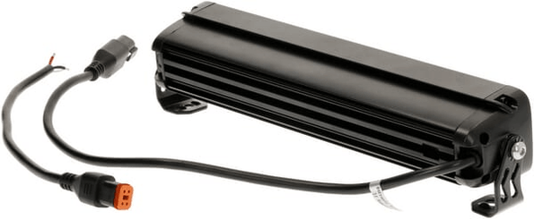 Pièces agricoles - Eclairage - Barre lumineuse de travail LED, 120W, 10080lm, rectangulaire, 12/24V, blanc/orange, 357x70x67mm prise Deutsch, Combo, droite, 2