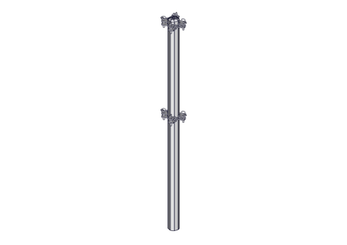 Materiels - Cage de contention - PACK DE 25 POTEAUX TREFLE 4D D.102MM L.2.13M