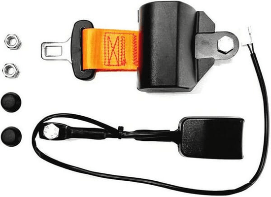 Pièces agricoles - Pièce divers - Ceinture de sécurité orange escamotable 2 points avec interrupteur