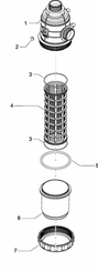 Pièces agricoles - Pièce Pulvérisateur - Filtre d'aspiration 2" ST