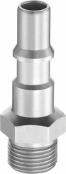 Pièces agricoles - Pièce pneumatique - Connecteur mâle avec filetage 3/8" BSP M