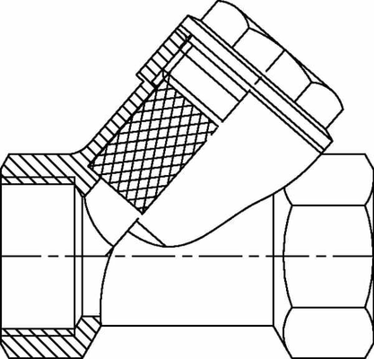 Pièces agricoles - Hydraulique - Filtre en ligne 1" laiton