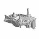 ASM-GEARCASE,LIMT,COMPLETE,2P Polaris origine