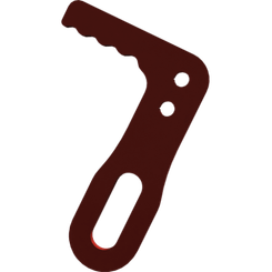 Pièces agricoles - Pièce divers - rail de réglage peint