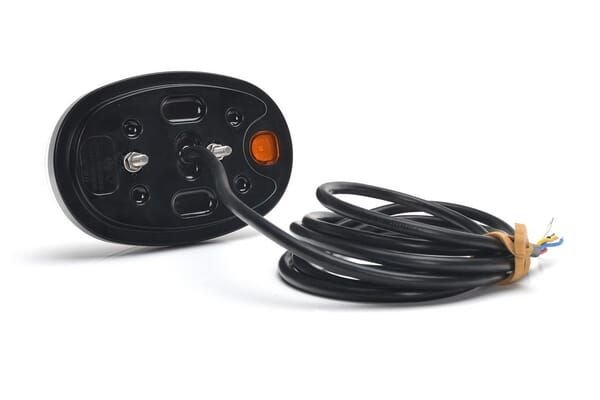 Pièces agricoles - Eclairage - Feu avant multifonction LED, ovale, avec répétiteur, 12-24 V, 136,4 x 91 x 40 mm
