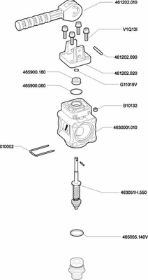 Pièces agricoles - Pièce Pulvérisateur - Vanne sectionelle 13 mm