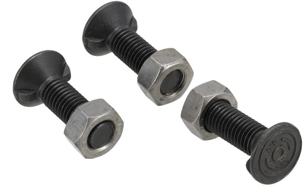 Pièces agricoles - Travail du sol - Kit boulons 3x M12x40 2N + écrous