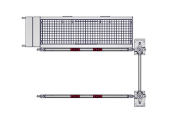 Materiels - Accessoires 200Kg-300Kg - RALLONGE DE COULOIR FIXE SUR PLATINE 2M