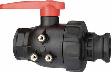 Pièces agricoles - Pièce Pulvérisateur - Vanne à boisseau sph. 1 1/2" 2v.