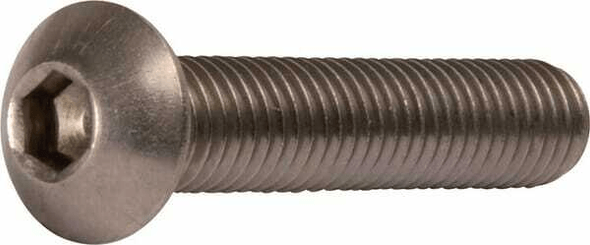 Pièces agricoles - Fasteners - Vis tête bombée 6 pans creux BK M12x50 EdS-A2