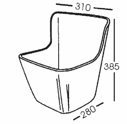 Pièces agricoles - Cloture,Jardin & Sylviculture - Auge à fixer 11,5L