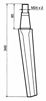 Pièces agricoles - Travail du sol - Dent de herse rot. Vigolo