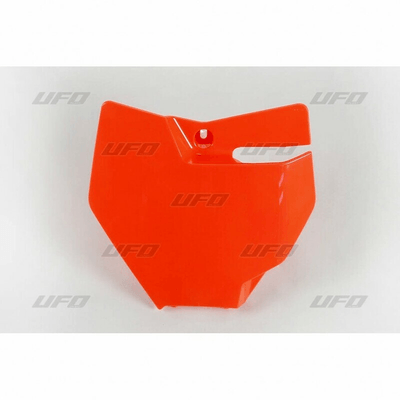 Pièces Quad & Motos - Plastiques - Plaque numéro frontale UFO orange KTM SX85