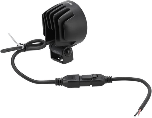 Pièces agricoles - Eclairage - Phare de travail LED, 24W, 2556lm, ronde, 12/24V, blanche, 83,9x99,5x59mm prise Deutsch, faisceau large, 4LED
