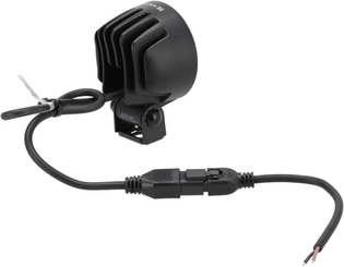 Pièces agricoles - Eclairage - Phare de travail LED, 24W, 2556lm, ronde, 12/24V, blanche, 83,9x99,5x59mm prise Deutsch, faisceau large, 4LED