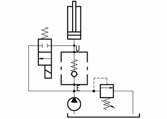 Pièces agricoles - Hydraulique - Clapet anti-retour 10(0,5 bar)