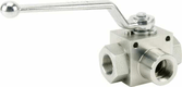 Vanne à bille 3/2-L - 3/4"BSP