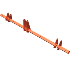 Pièces agricoles - Pièce divers - tube carré peint