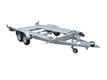 PORTE VOITURE 394x190x14 avec grandes rampes amovibles PTAC : 2000 kg avec 2 cales et 1 treuil inclus