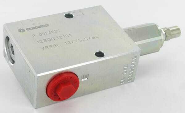 Pièces agricoles - Hydraulique - Clapet de régulation de pression en acier