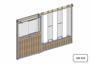 Accessoires et options matériel  - Matériel d'élevage - autre - FACADE LIBRE SERVICE PORTE COULISSANTE L.3.50M