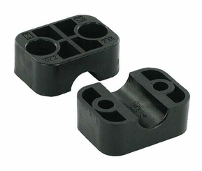 Pièces agricoles - Hydraulique - Demi-coq.noire lisse A2 13,5mm