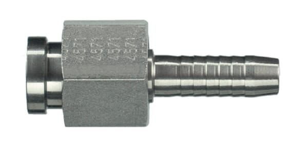 Pièces agricoles - Hydraulique - Raccord DN10-13/16 ORFS-45° SS