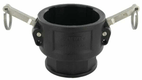 Camlock Type D 3" filetage femelle 2-1/2" polypropylène