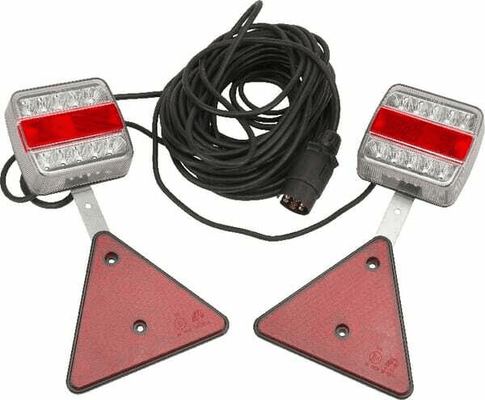 Pièces agricoles - Eclairage - Kit signalisation LED feux arrière câble 12 m magnétique