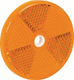 Réflecteur jaune avec trou D60