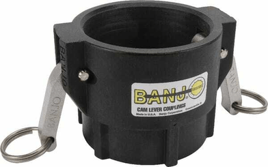 Pièces agricoles - Pièce Pulvérisateur - Camlock 2" fem. x 3" BSP fem. Banjo