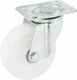 Roue pivotante, roue en polyamide : Ø115x40mm, Fixation de plaque: 125x85mm Load: 150kg, Ro-Carr