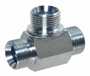 Pièces agricoles - Hydraulique - Raccord T male BSP 1