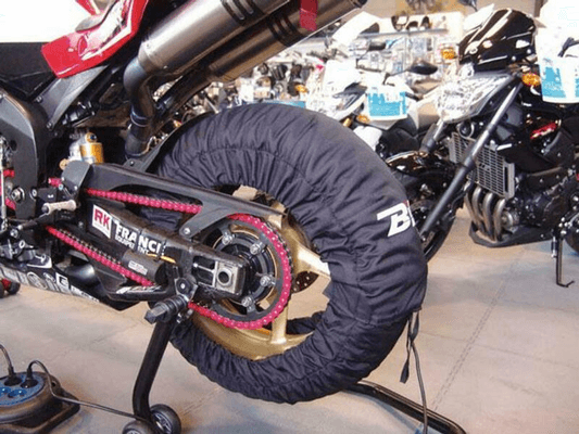 Pièces Quad & Motos - Transport - Garage - Paddock - Couvertures chauffantes BIHR Home Track EVO2 autorégulées avant 120 / arrière 180-200mm noire