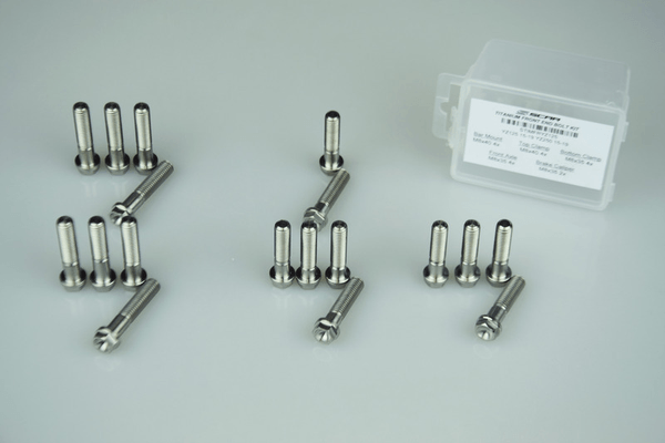 Pièces Quad & Motos - Equipement véhicule - Visserie titane SCAR 18 pcs Kit vis train avant