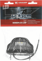 Pièces agricoles - Eclairage - Éclairage de plaque d'immatriculation LED, 12-24V, 101x58.5x59.6mm, Kramp