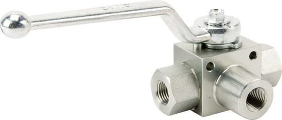 Pièces agricoles - Hydraulique - Robinet à boisseau sphérique 3/2-L - 1/4" BSP