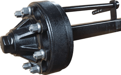 Pièces agricoles - Pièce divers - Essieu freiné 80x1800mm (220/275/8)