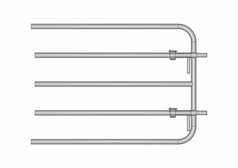 Materiels - Cage de contention - PACK DE 12 AVANTS PORTE STANDARD EX5 L.1.51M