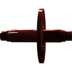 Pièces agricoles - Pièce divers - axe soudé peint