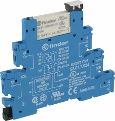 Pièces agricoles - Electricité - Relais interface (socle+rel.)