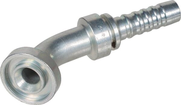 Pièces agricoles - Hydraulique - Racc. à sertir DN13+30,2 bride 45°