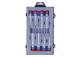 Outils - Outils divers - Jeu de 8 tournevis longs de précision Phillips et à fente